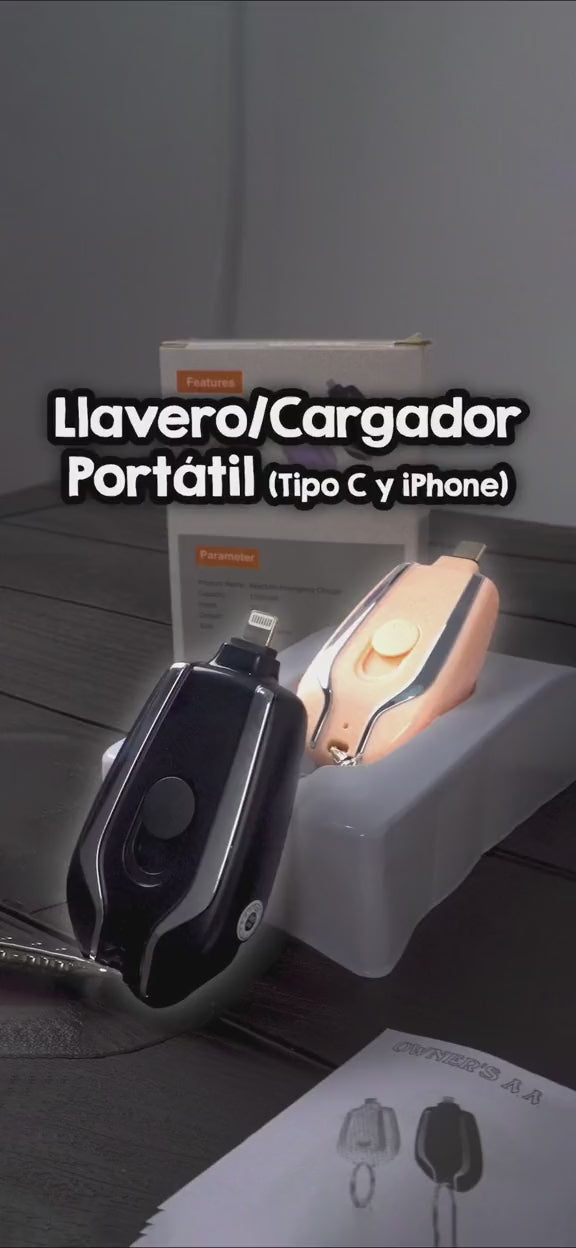 LLAVERO CARGADOR PORTATIL